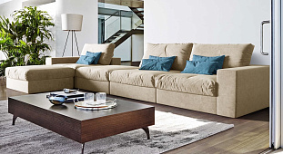 Бежевый диван в интерьере-24, Диван Элизиум